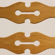 Vintage 1960s brutalist Danish modern oak dining chairs in the style of Henning Kjærnulf