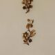 Pair of Mid-Century Italian Gilded Metal Sconces