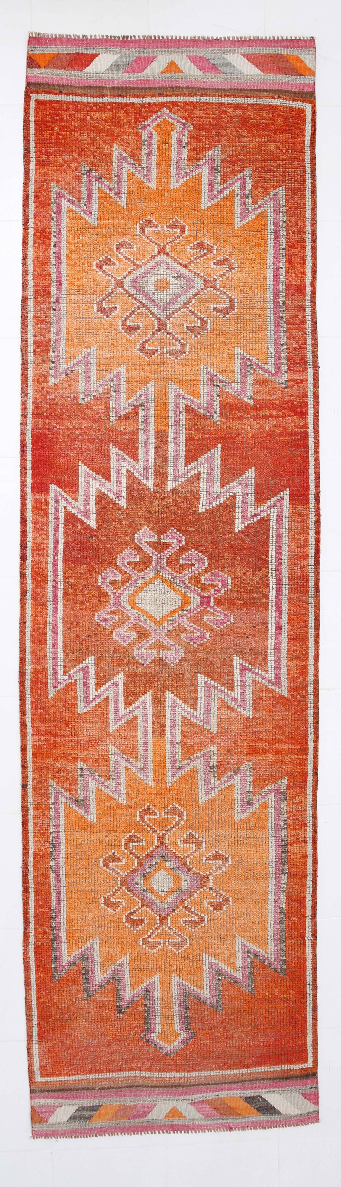 3x12 Rug For Hallway Vintage Runner Rug, 101x380Cm