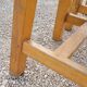 Pair of wooden stools from Gare 1950s