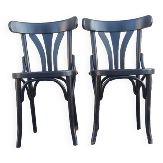 Paire de chaises bistrot fischel