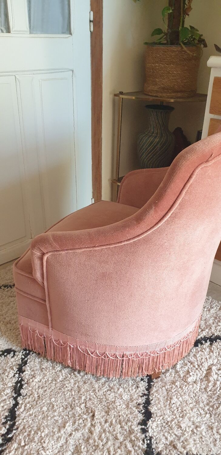 Pair of toad armchairs