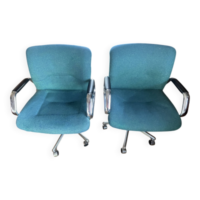 2 fauteuils de bureau Steelcase