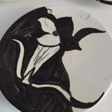 Hand-painted plates by René Chaix
