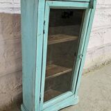 Vitrine murale en teck birman