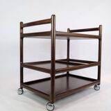 Serving Trolley By Johannes Andersen Made In Mahogany From 1960s