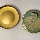 Metal box Pierrot Gourmand signed around 1930