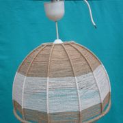 Jute hanging lamp for children's room