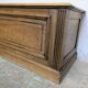 Antique wooden chest with moulded panels