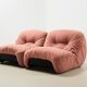 Diego Mattu Pair of Malu Lounge Chairs for 1P Italy 1970s