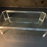 David Lange double-plated coffee table