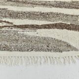 Vintage Ethnic Striped Kilim Runner Rug, 79x356Cm