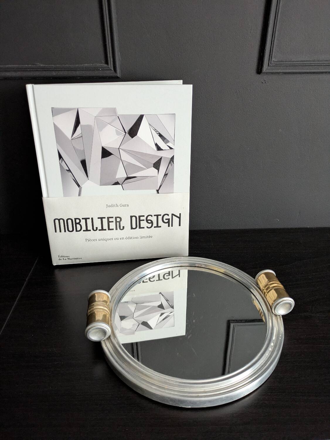 Art Deco mirrored tray