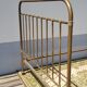 Brass and iron bed