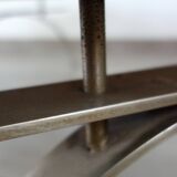 Jean Gregorieff coffee table for Roche Bobois, ceramic and brushed steel