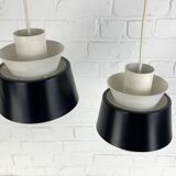 Pair of Tivoli Jørn Utzon pendant lights for Nordisk Solar Denmark, 1950-60s