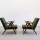 Mid-Century Model B 310 Var Easy Chair in Green Bouclé, 1960s