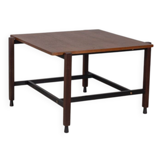 Vintage 1960s wooden coffee table with Italian design