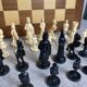 Large Vintage Medieval Chess Set Ajedrez Fantasia