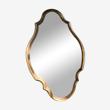 Miroir doré style baroque
