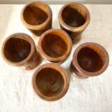 Vintage wooden shells