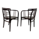 Secession Armchairs No. 6093 by Otto Wagner for Thonet