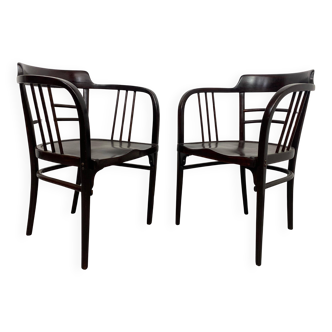 Secession Armchairs No. 6093 by Otto Wagner for Thonet