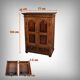Small Teak and Rosewood Spice Cabinet, Pondicherry, India – Late 19th Century