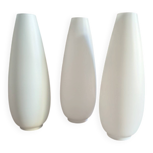Trio de verreries tulipes