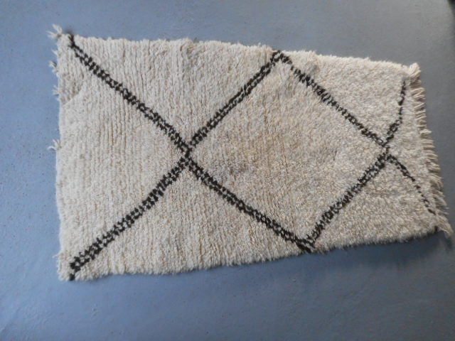 1970' wool carpet 156x80cm