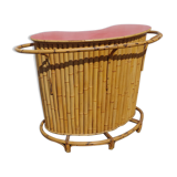 Vintage bamboo bar
