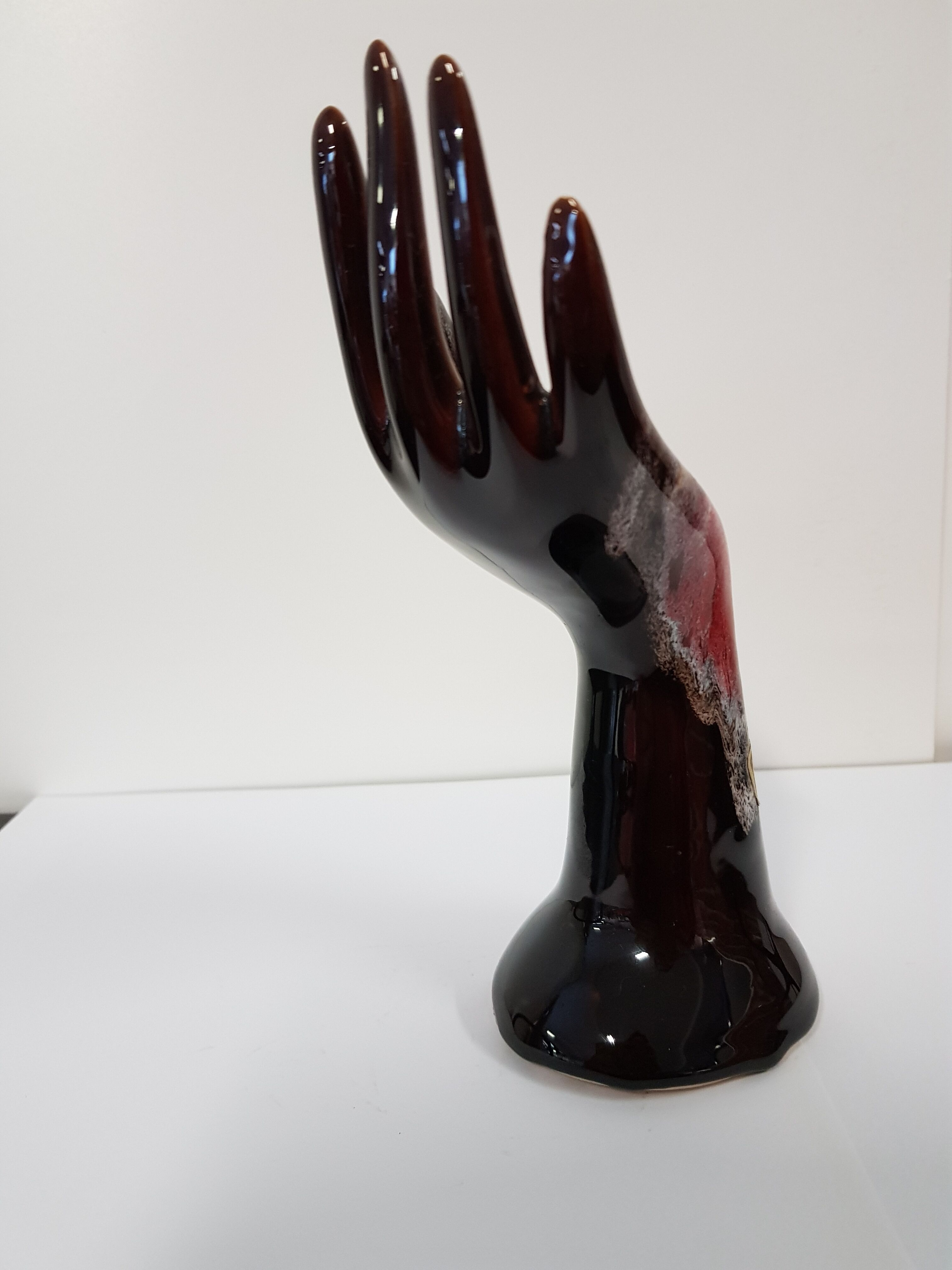 Vallauris faience baguier hand