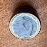 Mid-century German studio pottery bottle vase with lid by Cornelsen Kindermann, 1960s.