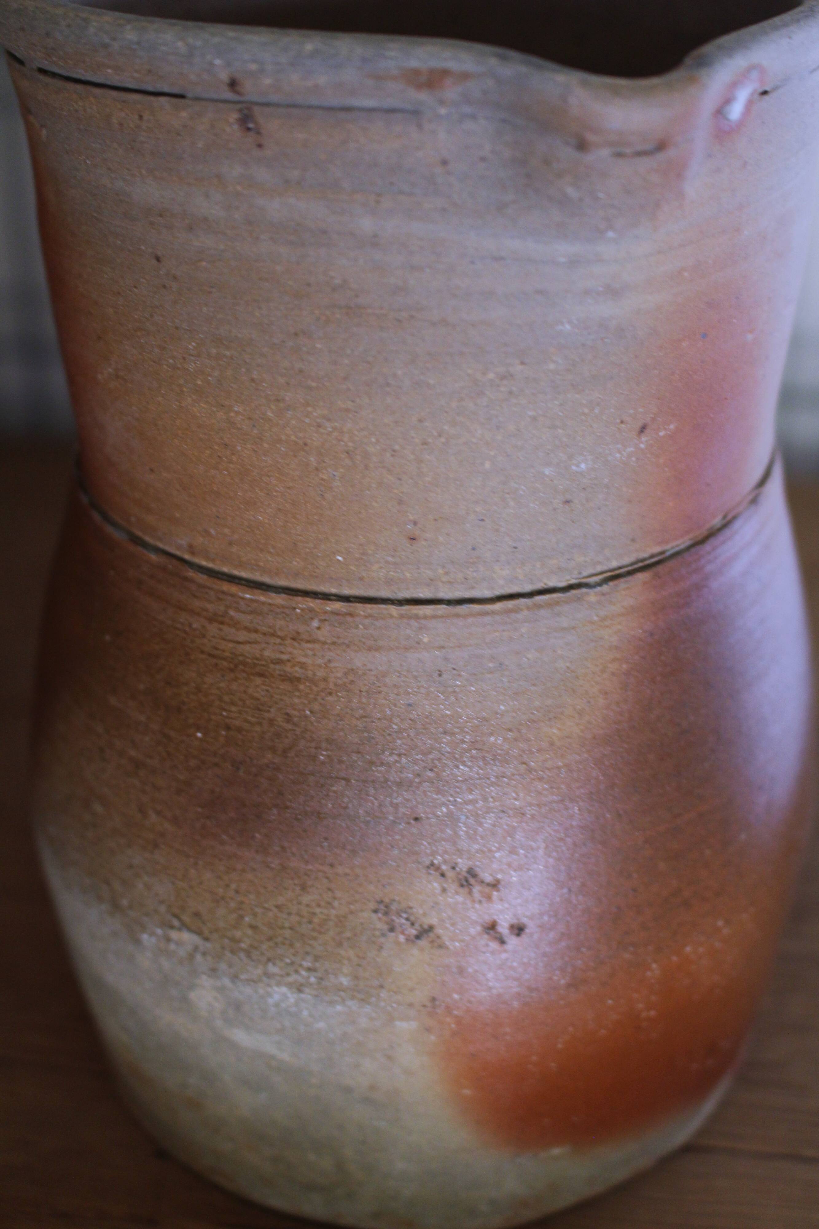 Carafe Cruche pot terre cuite anse bec verseur