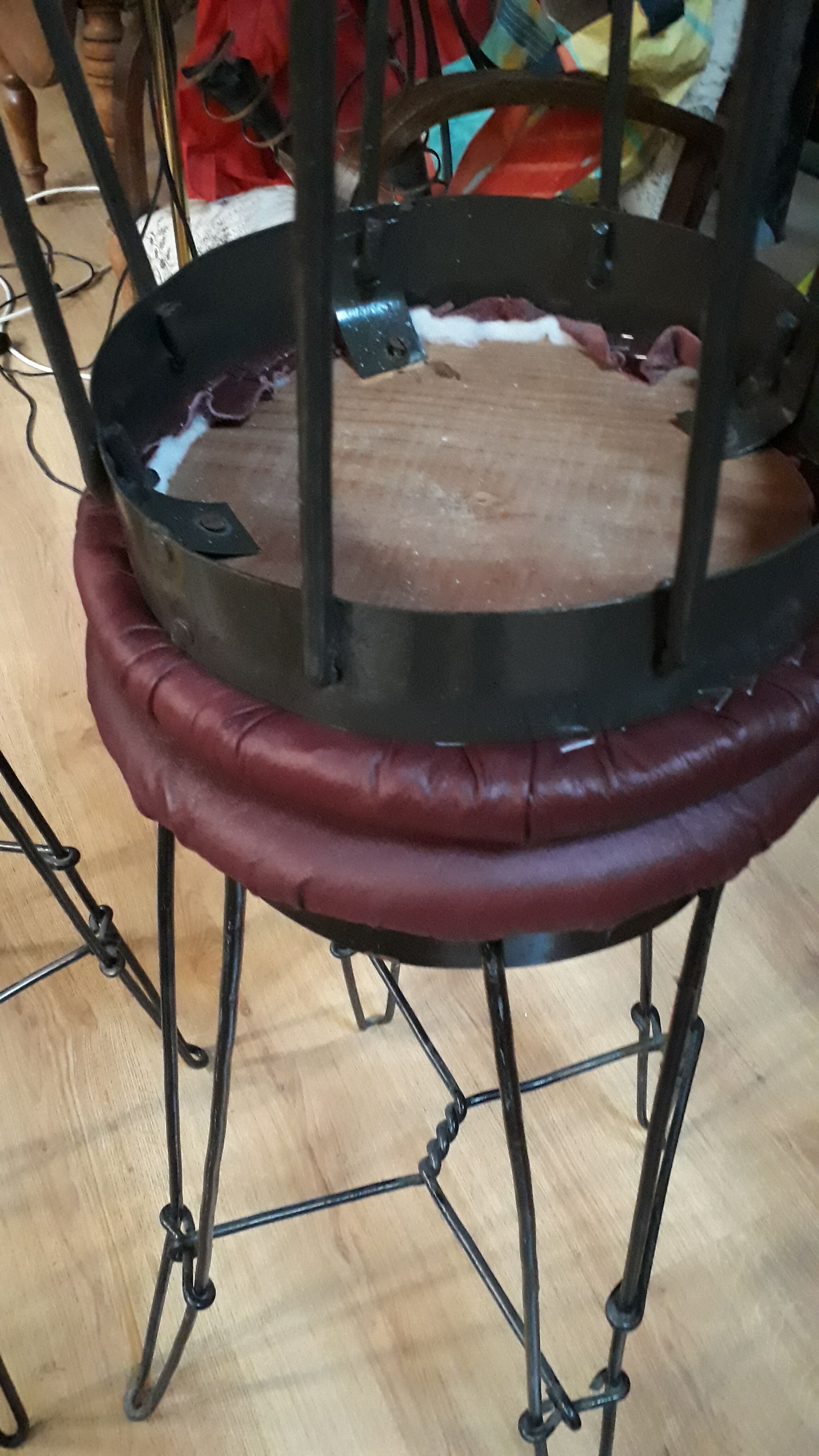 1950s hairpin style stools