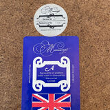 Botanical poster, P-J Redouté, brass frame