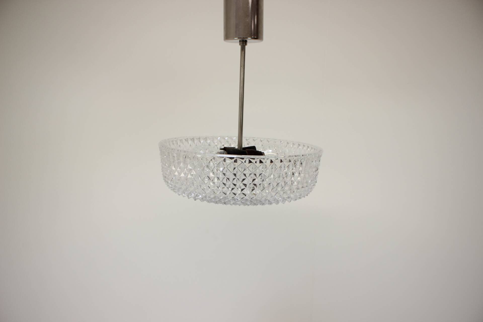 Midcentury Glass Pendant by Kamenicky Senov, 1960s