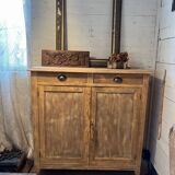 Parisian buffet in raw wood