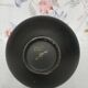 Black ceramic handle vase