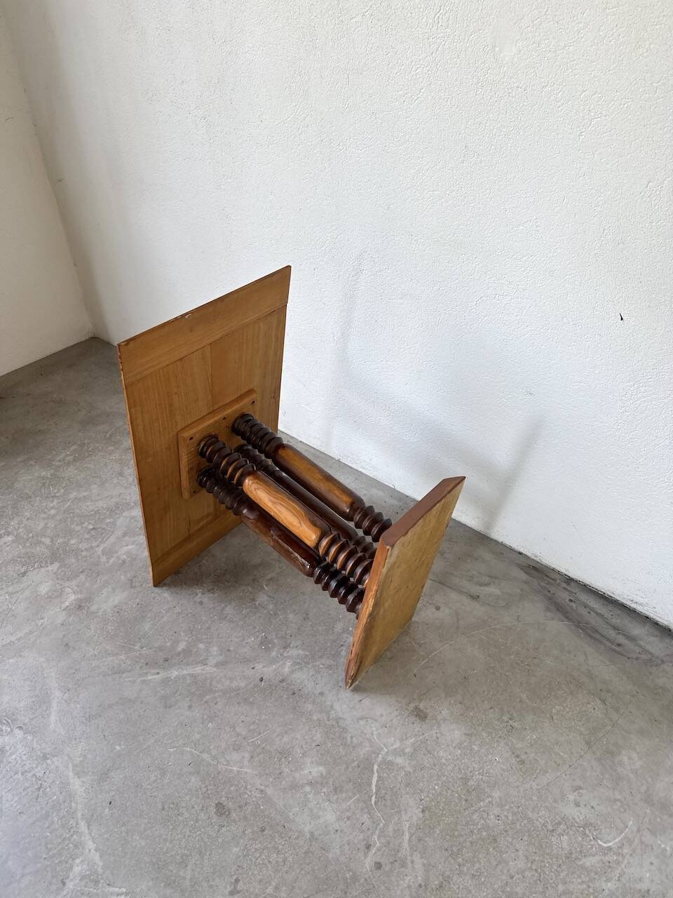 Dudouyt Courtray oak art deco console table