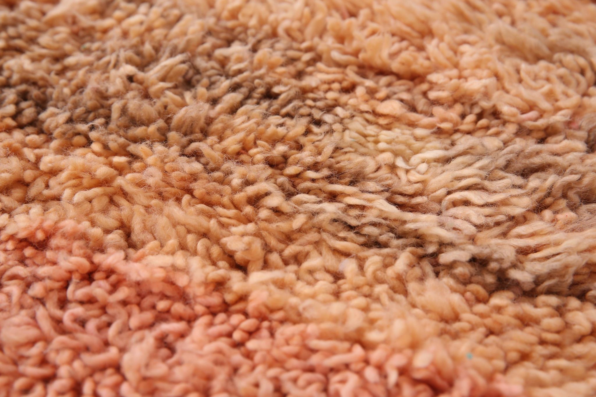 Peach Vintage Handmade Wool Rug 153 x 252 cm - Berber Rug - Old Morocco Rug