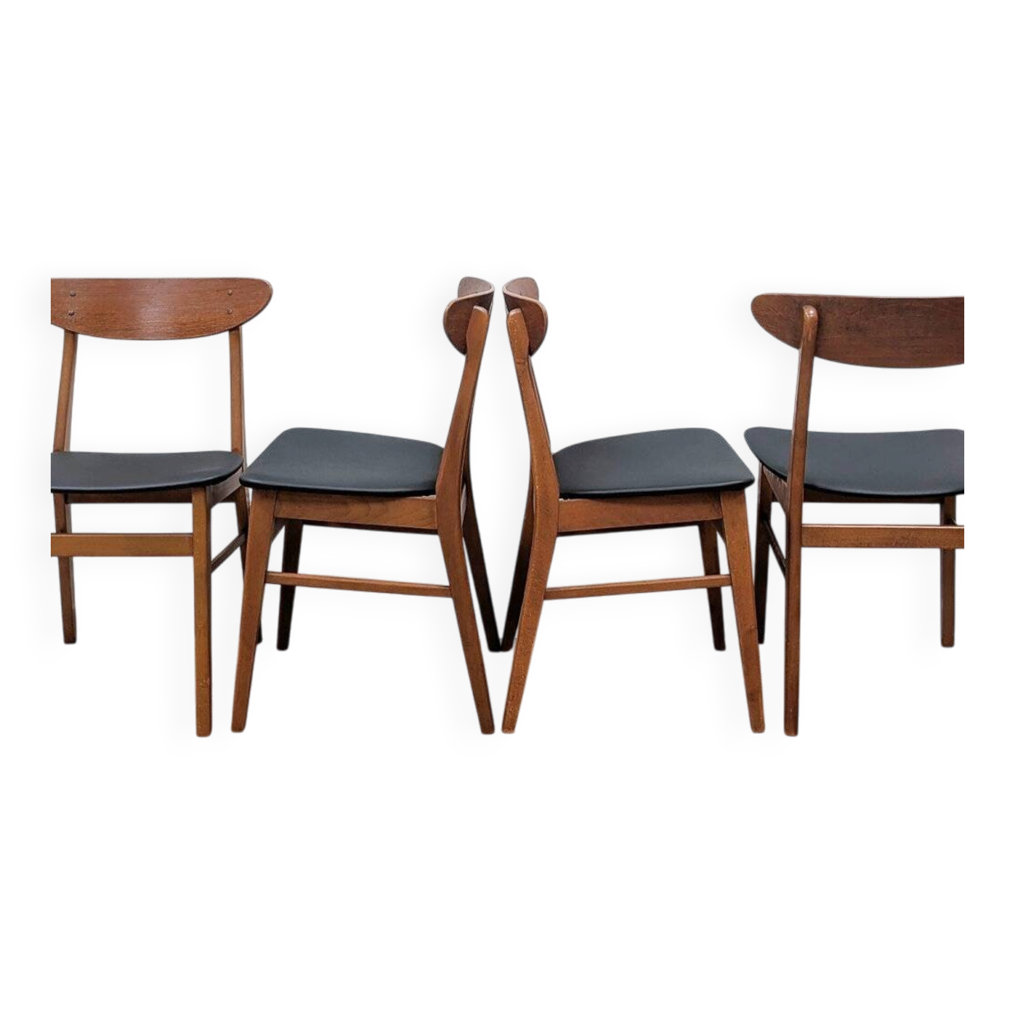 4 chaises vintage Farstrup 210