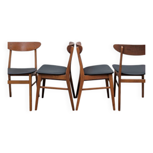 4 chaises vintage farstrup