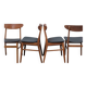 4 chaises vintage Farstrup 210