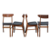 4 chaises vintage Farstrup 210