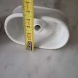 Paire de Merlions en porcelaine blanche française