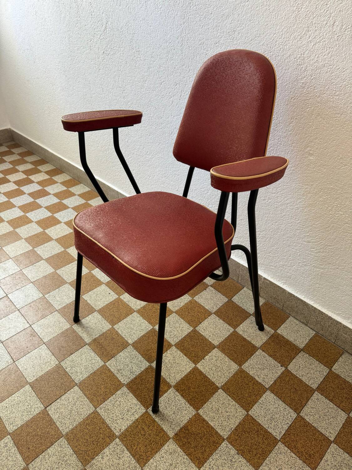 Tubular armchair chair from the 50s