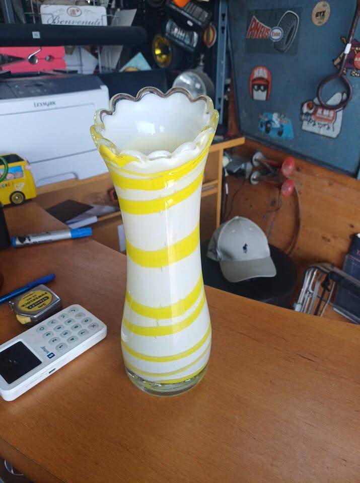 Vase en verre attribué Murano