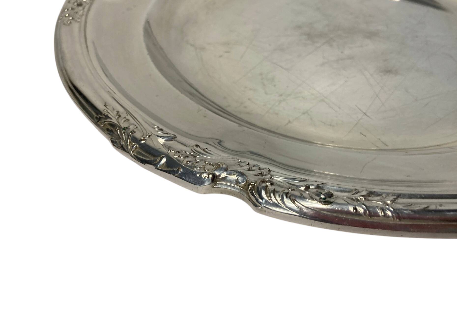 Boulenger, greengrocer and silver-plated metal display from the late 19th century.