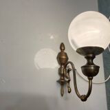 Bronze Glass Sconces Set of 2 1960’s